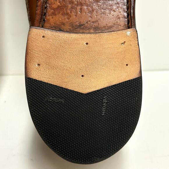 EXCELLENT Allen Edmonds x Ralph Lauren Brown Calf Longwing UNWORN HEELS USA 11.5 main image 11